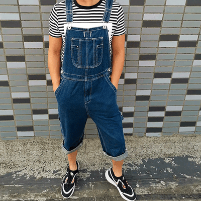 Short Dungarees Plus Size Bermuda