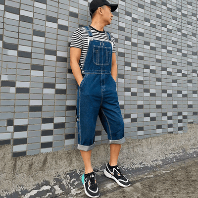 Short Dungarees Plus Size Bermuda