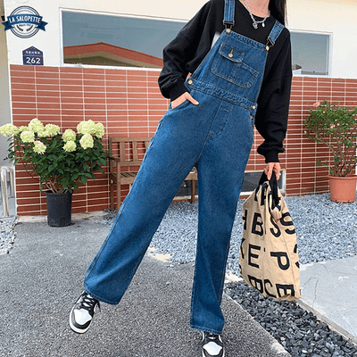 Salopette Bleu Marine Dame