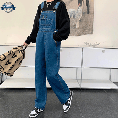 Salopette Bleue Femme
