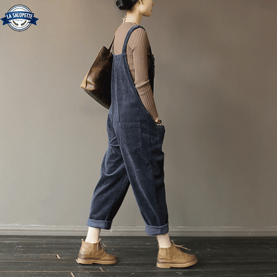 Salopette Velours Côtelé Femme