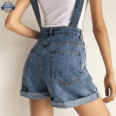 Short Dungarees Electra Blue Jeans