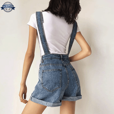 Short Dungarees Electra Blue Jeans