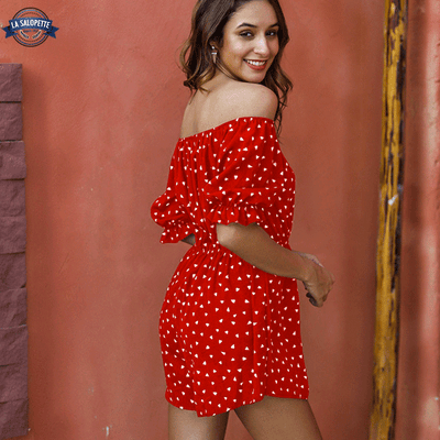 Combishort Blanche et Rouge