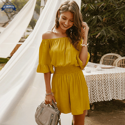 Combishort Jaune Moutarde