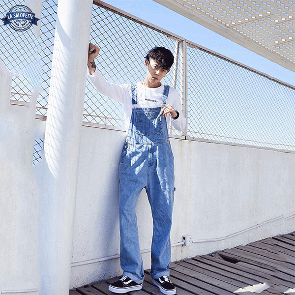 Salopette Bleu Clair