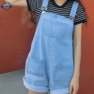 Salopette Courte Kawaii