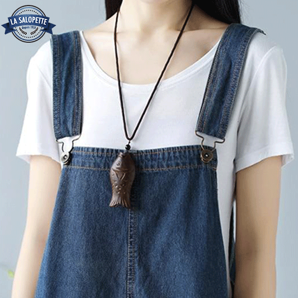 Salopette Courte Style Jean