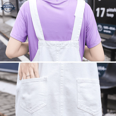 Salopette en Jean Clair