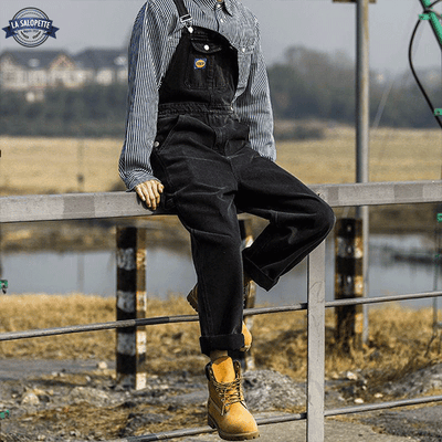 Denim Dungarees Rameau Black
