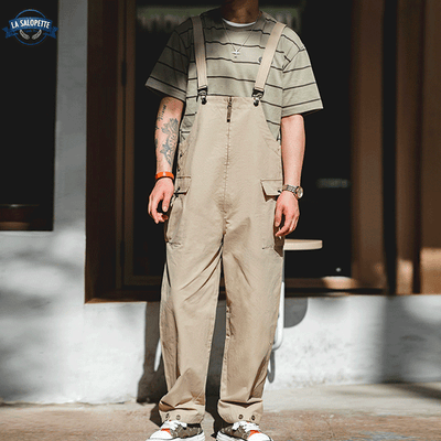 Salopette Oversize avec Fermeture Eclair