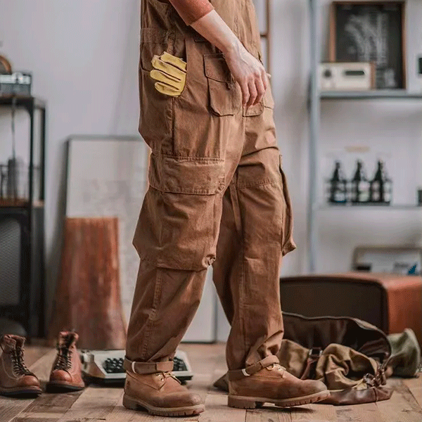 Brown Welder Dungarees