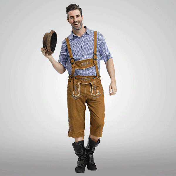 German Embroidered Dungarees