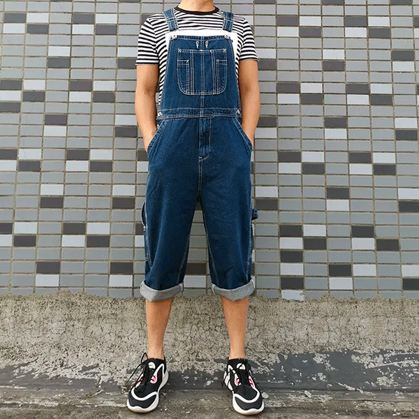 Short Dungarees Plus Size Bermuda
