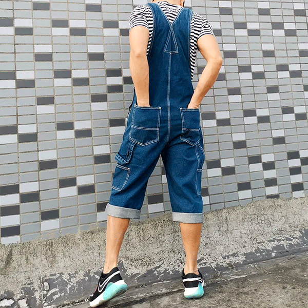 Short Dungarees Plus Size Bermuda