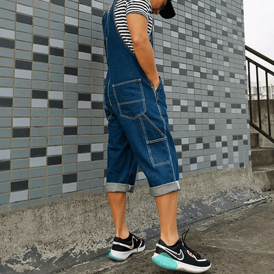Short Dungarees Plus Size Bermuda