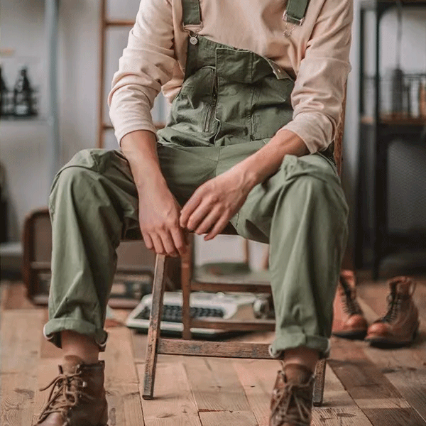 Green Mechanic Dungarees