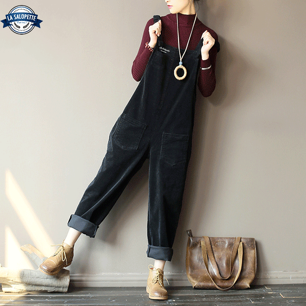 Vintage Dungarees Black Corduroy