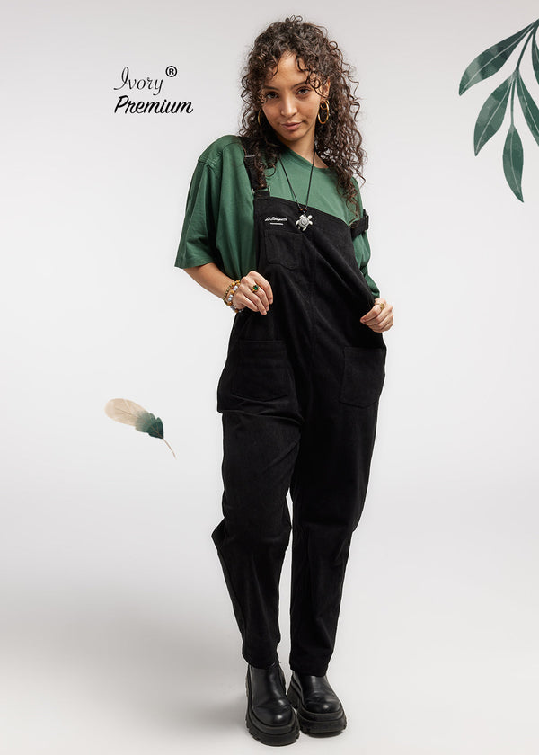 Corduroy Dungarees Ivory®