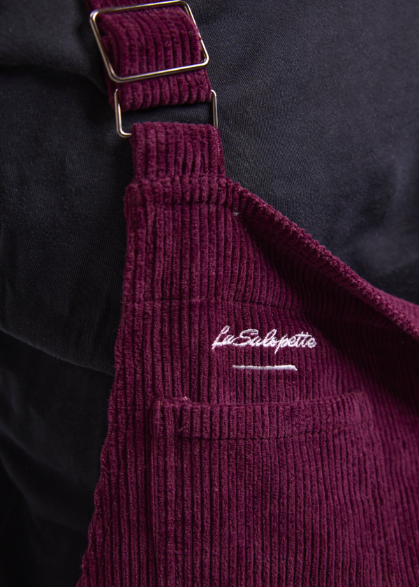 Corduroy Dungarees Garnet