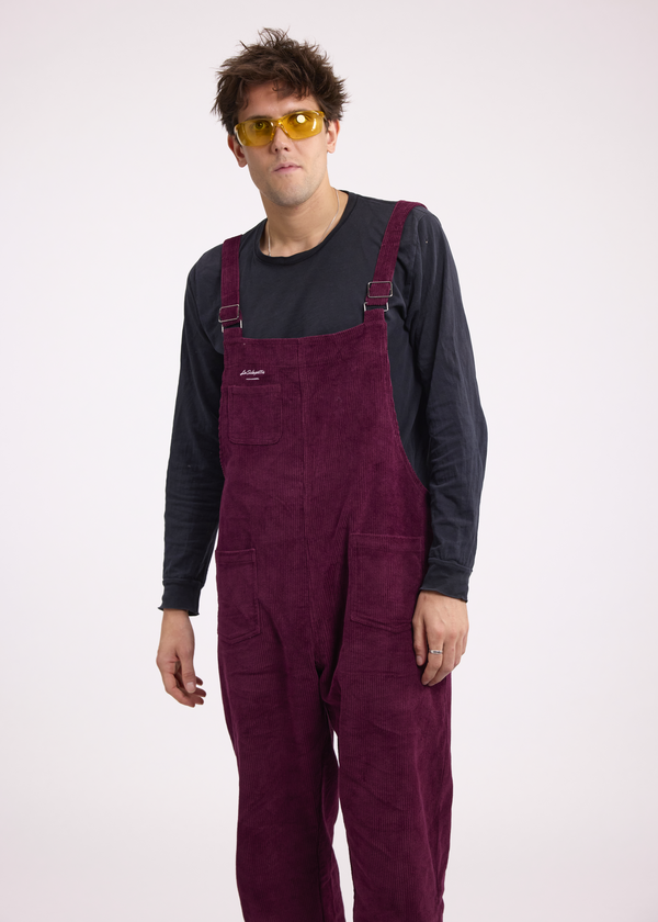 Corduroy Dungarees Garnet