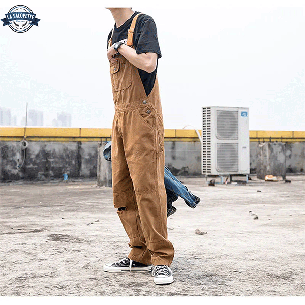 Denim Dungarees Buckshot Brown