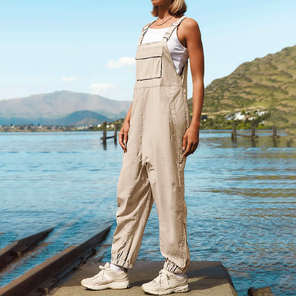 Opal Beige Women's Dungarees