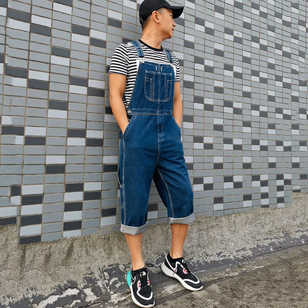 Short Dungarees Plus Size Bermuda