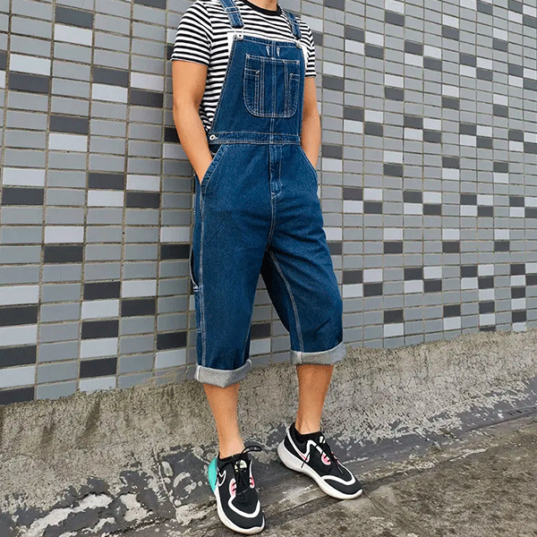 Short Dungarees Plus Size Bermuda