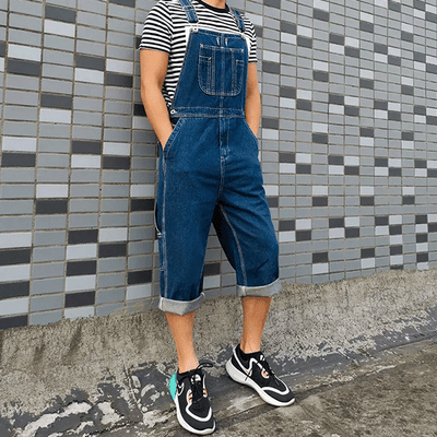 Short Dungarees Plus Size Bermuda