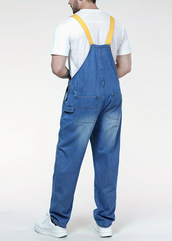Plus Size Dungarees Saffron