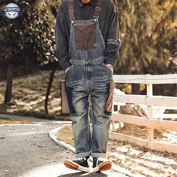 Wide Dungarees Retro Fisher Style