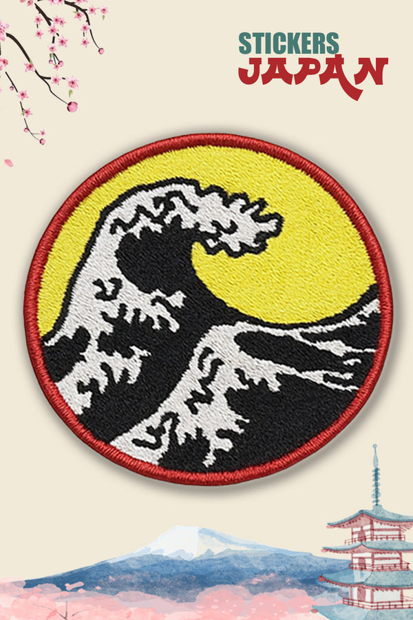 Iron-on Patch Solar Wave