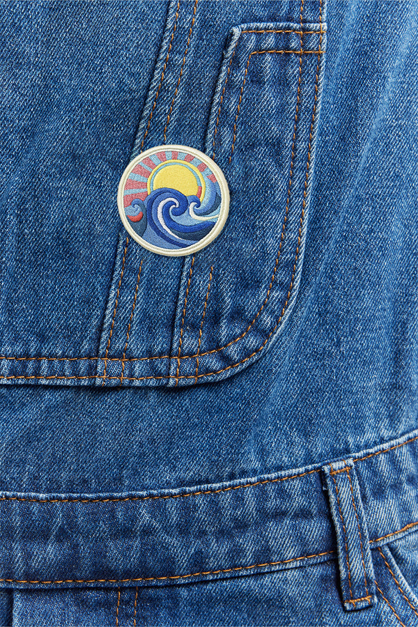 Iron-on Patch Hokusai Pop