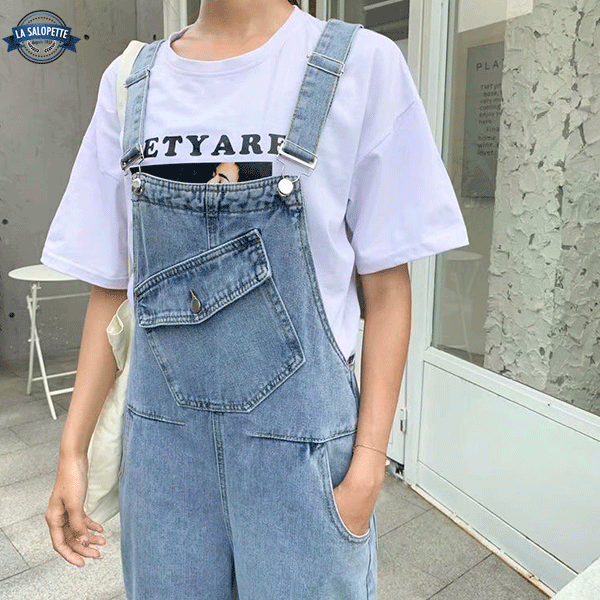 Denim Dungarees Clumsy Braces