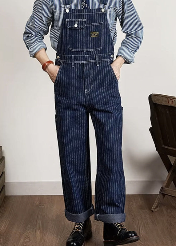 Striped Military Dungarees