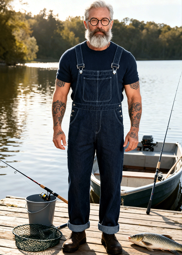 Fishing Jeans Dungarees