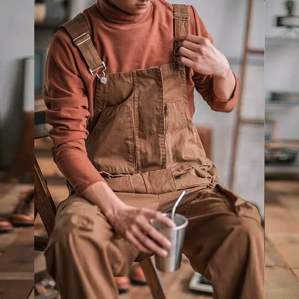 Brown Welder Dungarees
