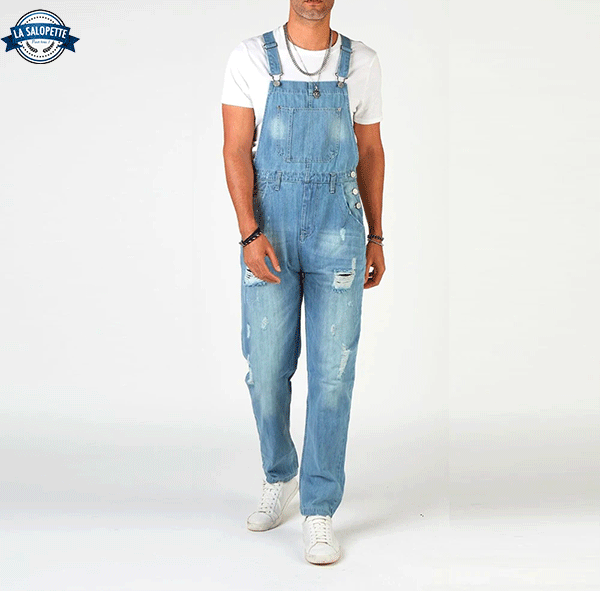 Jean Dungarees Faded Reaper