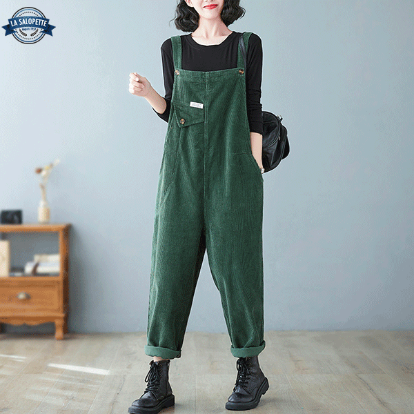 Vintage Dungarees Green Velvet
