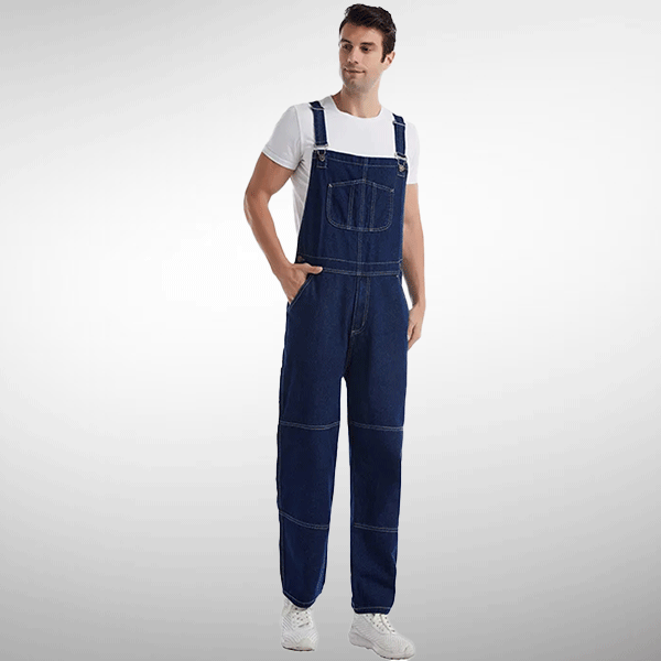Men's Jean Dungarees Mixed Duo