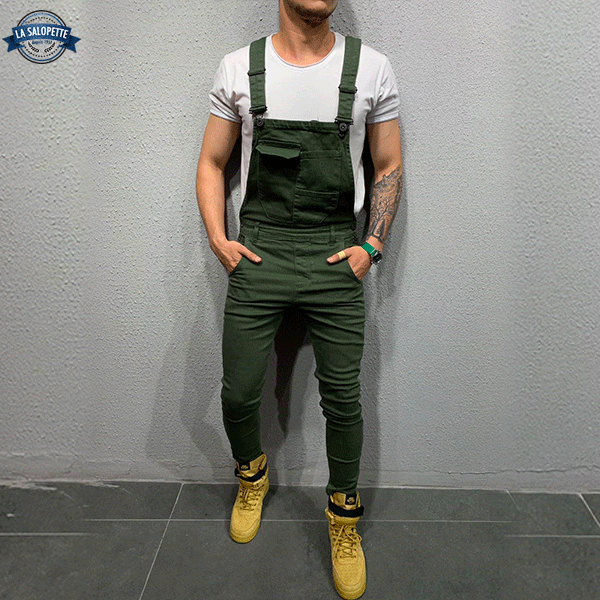 Denim Dungarees Marshal Khaki