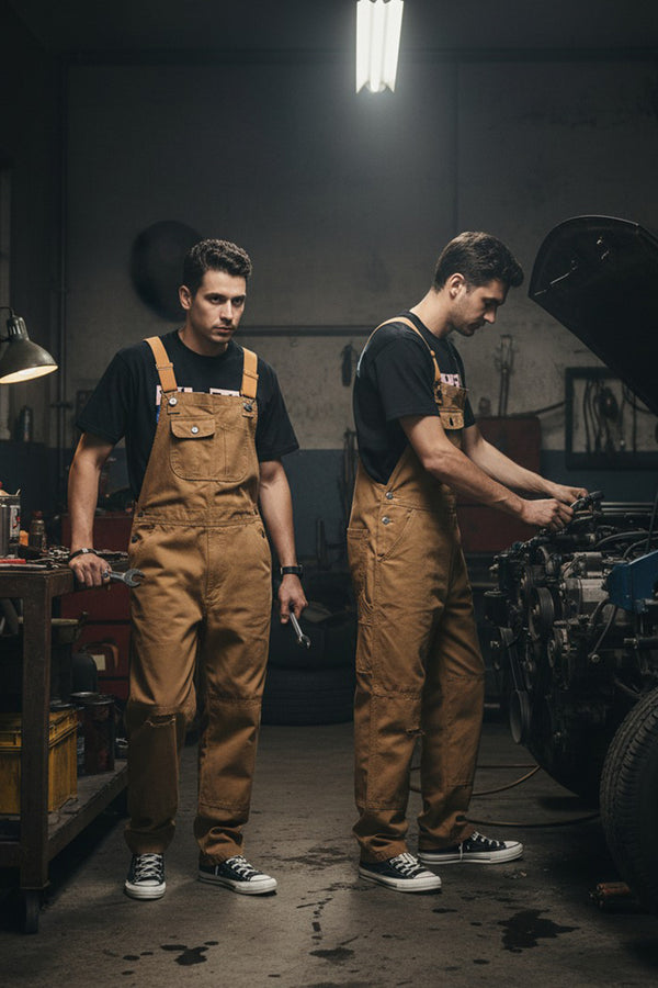 Denim Dungarees Buckshot Brown
