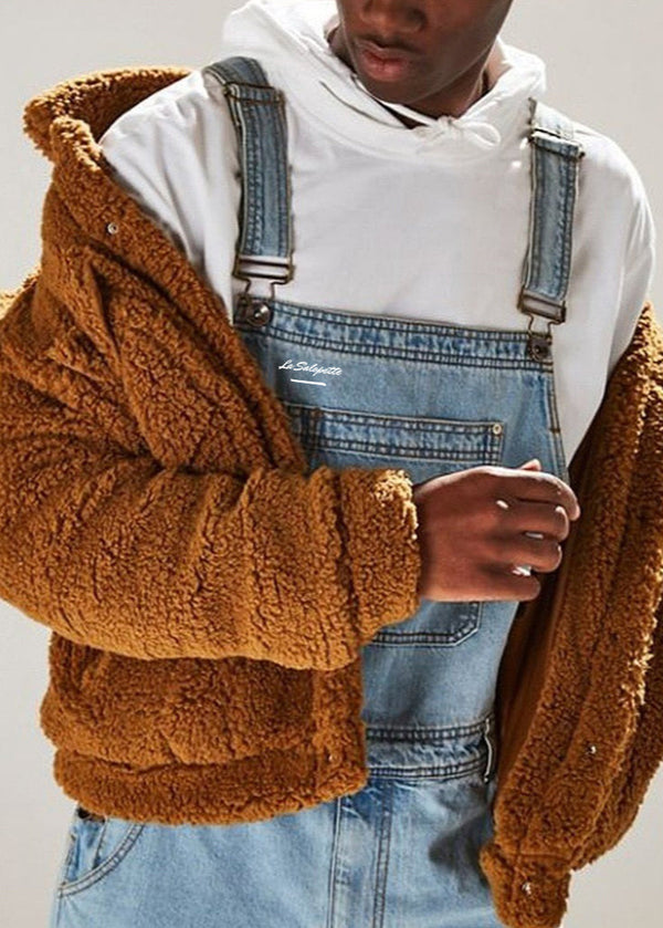 Denim Dungarees Man Sky Blue Classik®