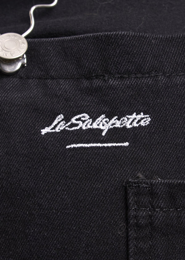 Denim Dungarees Raw Carbon