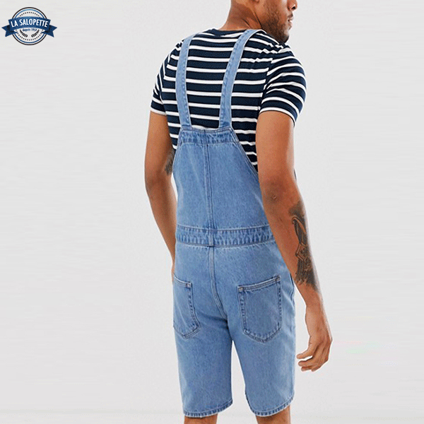 Short Dungarees Retro Jeans