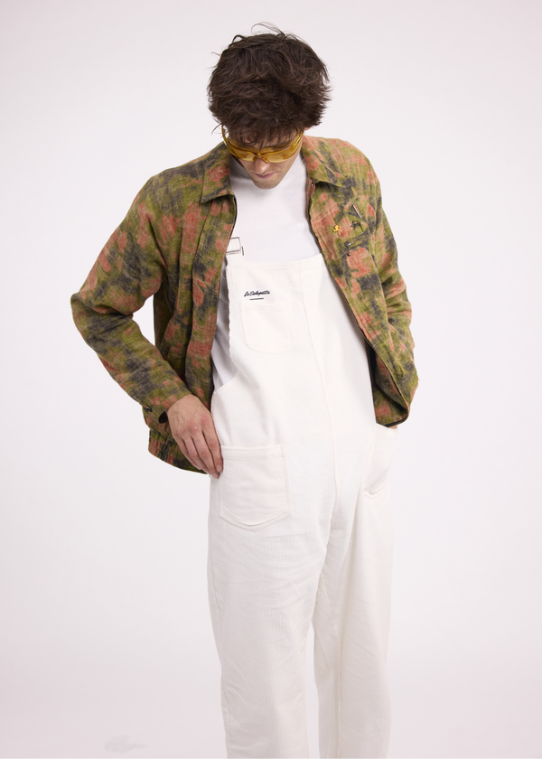 Corduroy Dungarees Pearl