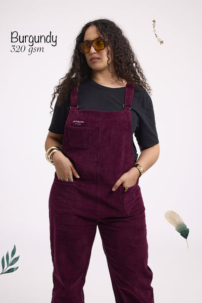Corduroy Burgundy Dungarees