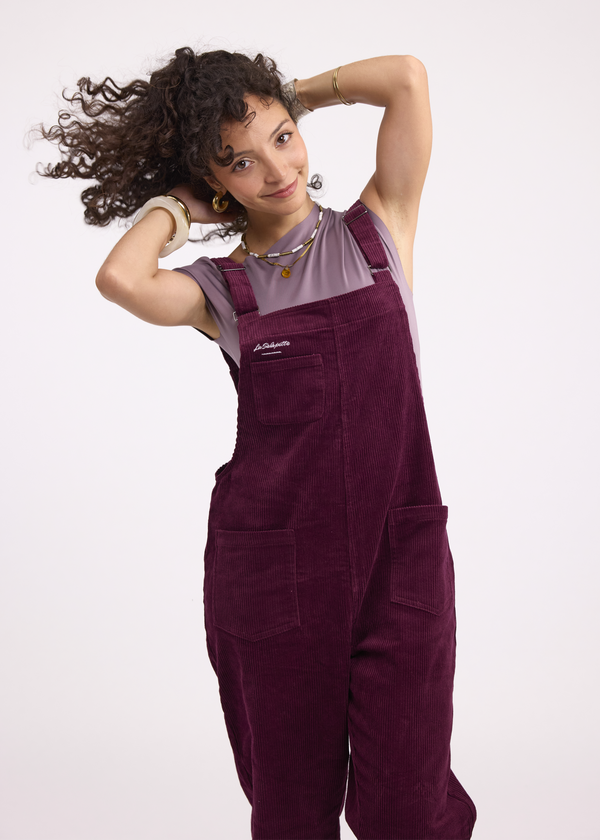 Corduroy Burgundy Dungarees