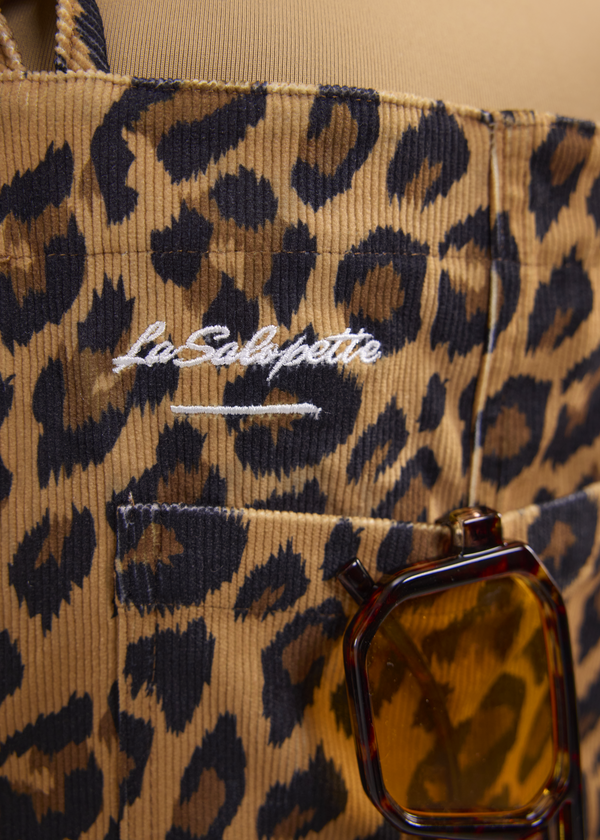 Women's Dungarees Cotton Leopard